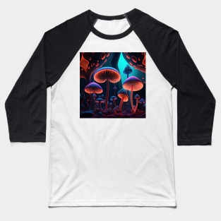 Magical Mushroom #005 Baseball T-Shirt